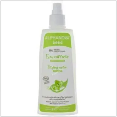 Agua de peinado refrescante bebe BIO 200 ml, Alphanova