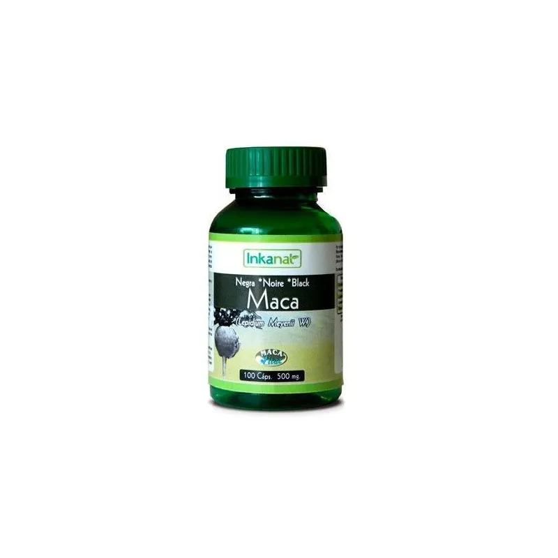 Maca negra 500 mg 100 cápsulas, Inkanat