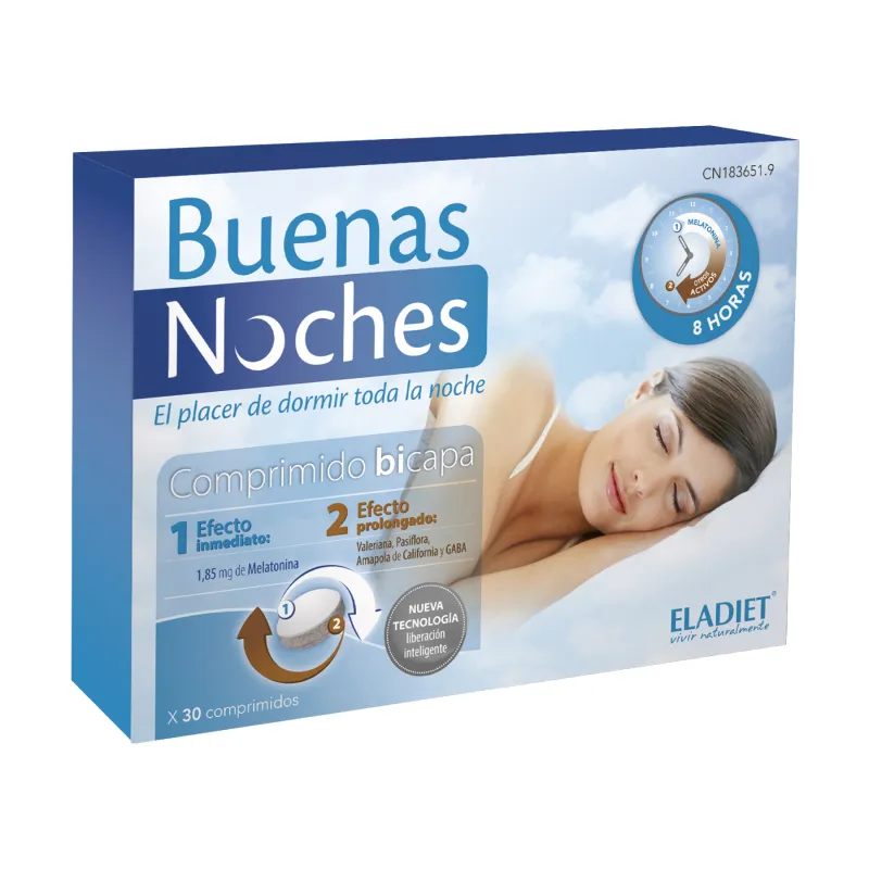Buenas noches 30 comprimidos, Eladiet