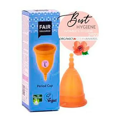 Copa menstrual latex 100 % natural Talla L 16 ml, Fair Squared