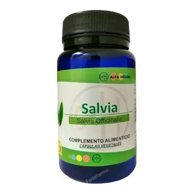 Salvia (salvia officinalis) 60 cápsulas, Alfa Herbal