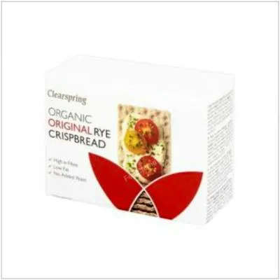 Biscotes de centeno BIO 200 g, Clearspring