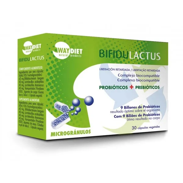 Bifidulactus 30 cápsulas, Waydiet