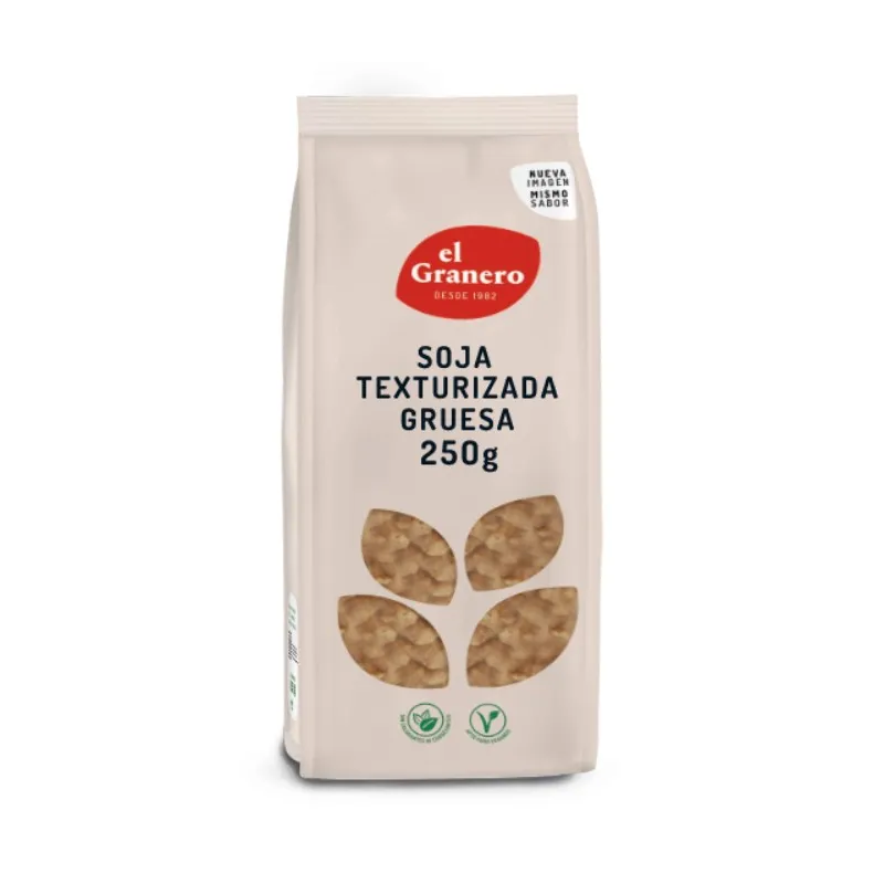 Soja texturizada grossa 250 g, El Granero