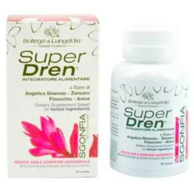 Super dren sgonfia capsules 60 capsules, Bottega Di Lungavita