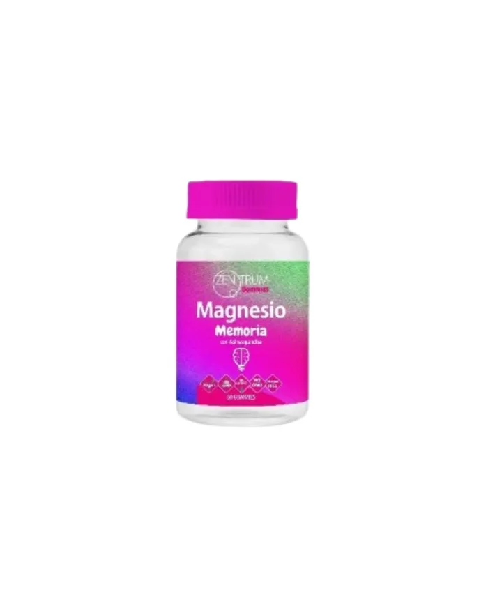 Magnésio memória ashwagandha 60 gummies, Zentrum