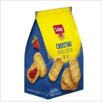 Crostini panecillos tostados sin gluten 150 g, Schar