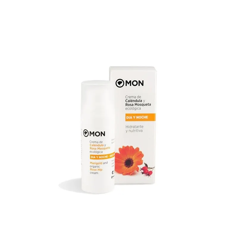 Crema día y noche caléndula y rosa mosqueta 50 ml, Mon