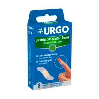 Cicatrizacion rapida 8 apositos dedos, Urgo