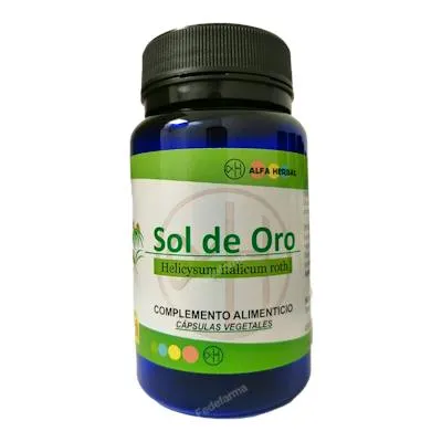 Sol de oro ( helicysum italicum roth) 60 cápsulas, Alfa Herbal