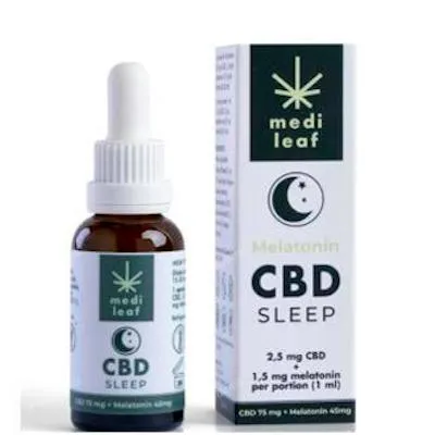 CBD sleep con melatonina 30 ml, Medileaf