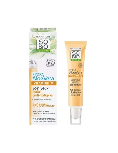 Roll-on oogcontour stralend antivermoeidheid vitamine C SO' etic BIO, SO'BiO étic