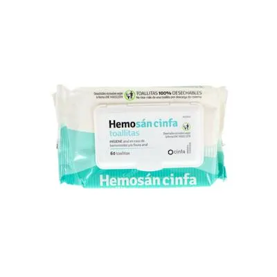 Cinfa 60 toallitas, Hemosan