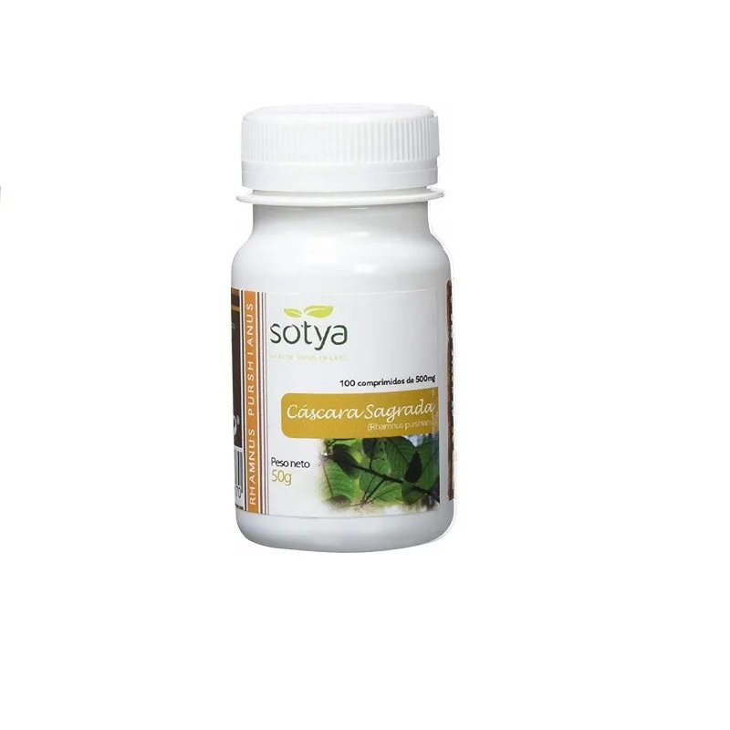 Cascara sagrada 500 mg 100 comprimidos, Sotya