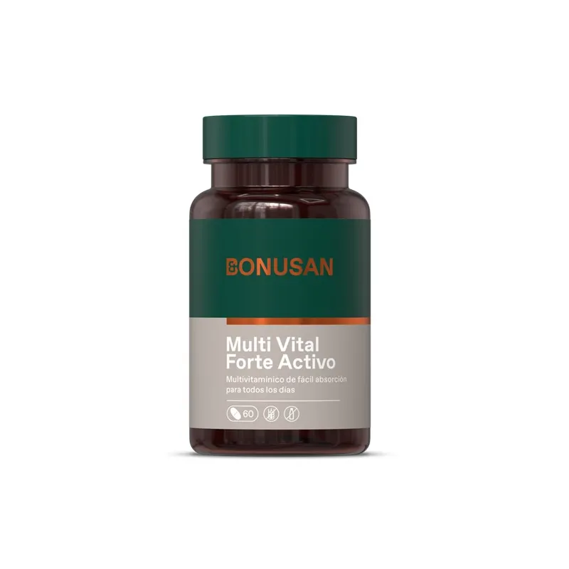 Multi vital forte activo 60 comprimidos, Bonusan
