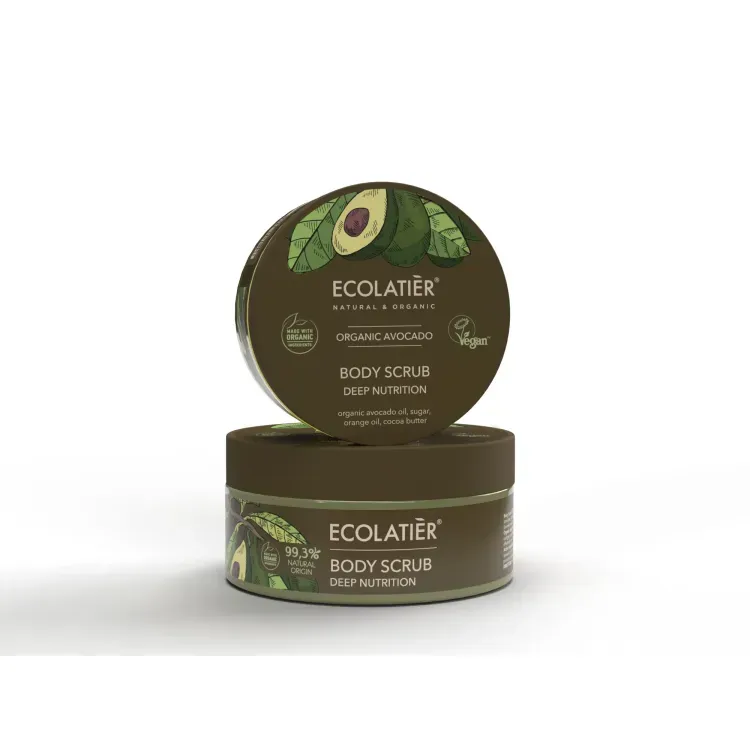 Exfoliante Corporal Nutrición Profunda Aguacate BIO, Ecolatier