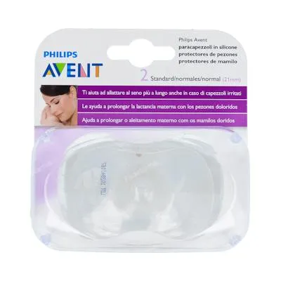 Pezoneras silicona talla M SCF153/03 2 uds., Avent