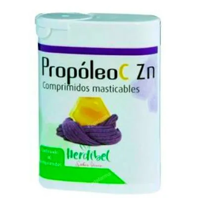 Propóleo-c-zn Naranja 40 comprimidos, Herdibel
