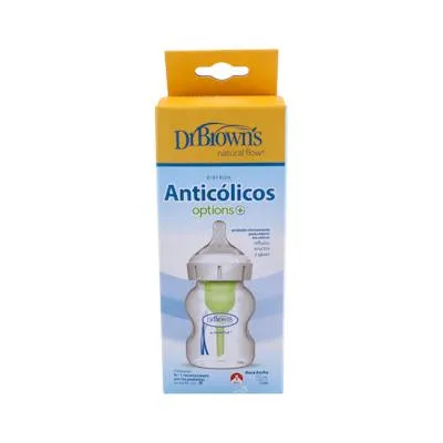 Biberão options b/larga sili redon +0 ml 1un 150 ml, Dr. Brown´s
