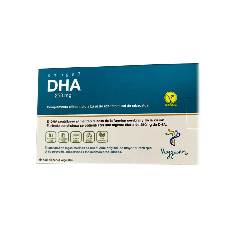 DHA omega 3 60 cápsulas, Veggunn