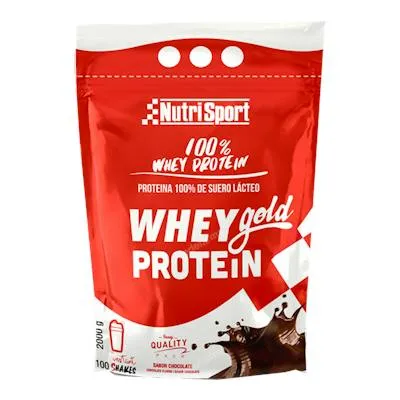 Whey gold protein plátano 2 kg, Nutrisport