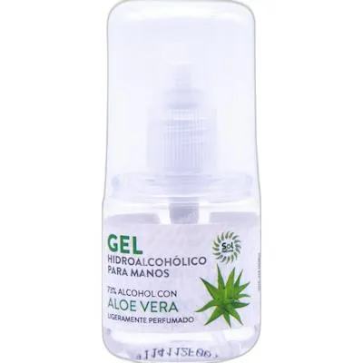 Gel hidroalcoholico con aloe vera 30 ml, Solnatural