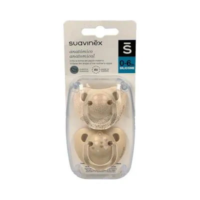 Chupeta clássico sili anat 0-6 ml 2 uds., Suavinex