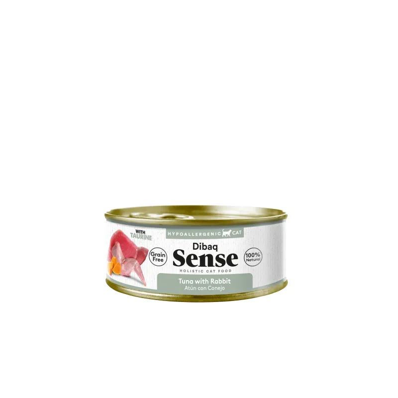 Dibaq sense tonno coniglio gatto lattina 70 g, Dibaq Vet