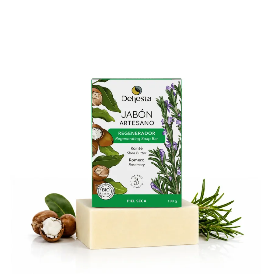 Jabón artesano regenerador BIO 100 g, Dehesia