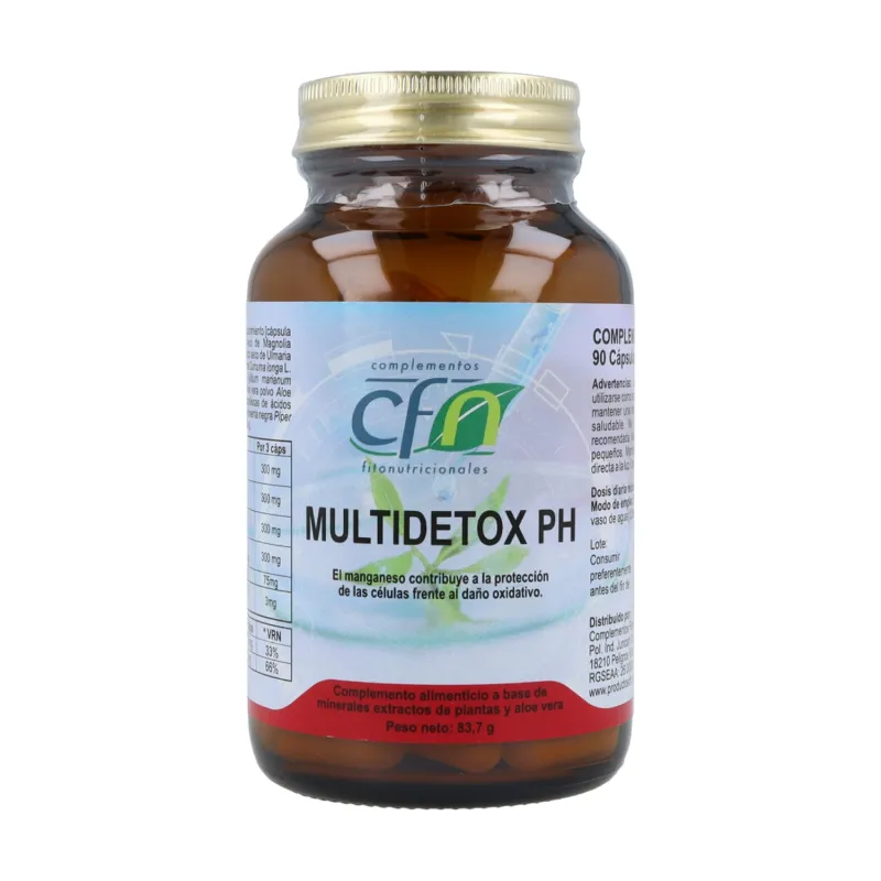 Multidetox ph 90 cápsulas, Cfn