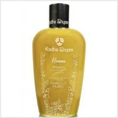 Bálsamo acondicionador henna color rubio 250 ml, Radhe Shyam