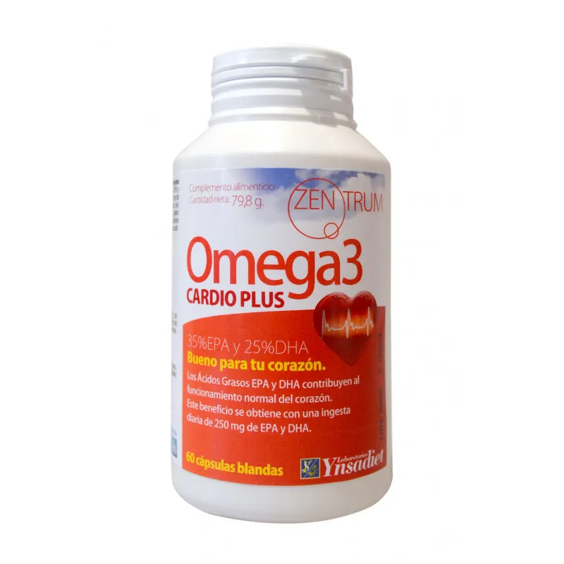 Omega 3 cardio plus blandas 60 cápsulas, Zentrum