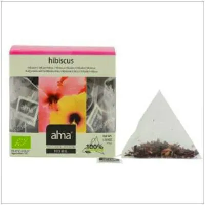 Hibiscus infusión BIO 15 pirámides, Alma Home