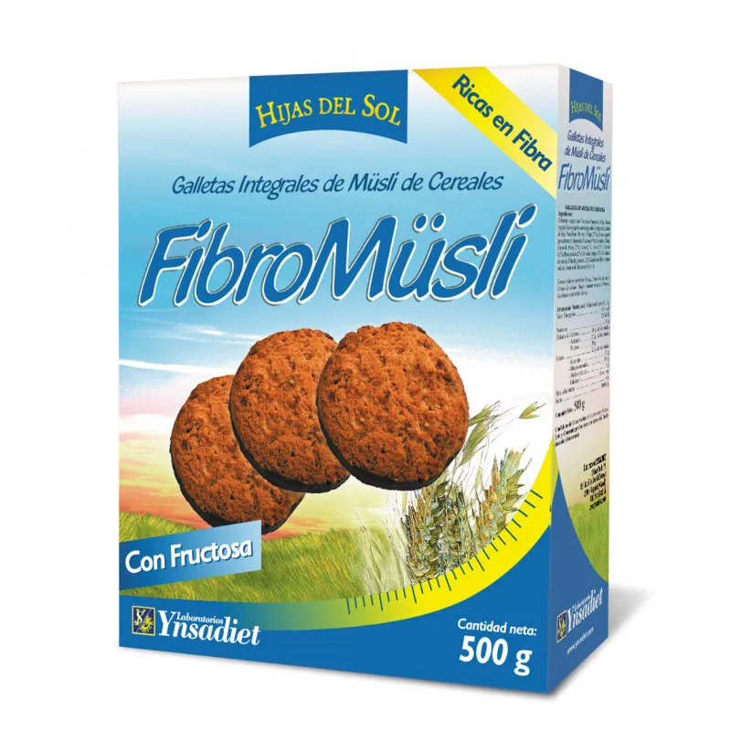 Kekse Fibromüsli 500 g, Hijas Del Sol