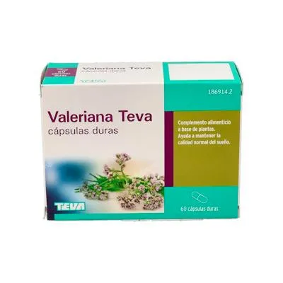 Valeriana 200 mg 60 cápsulas, Teva