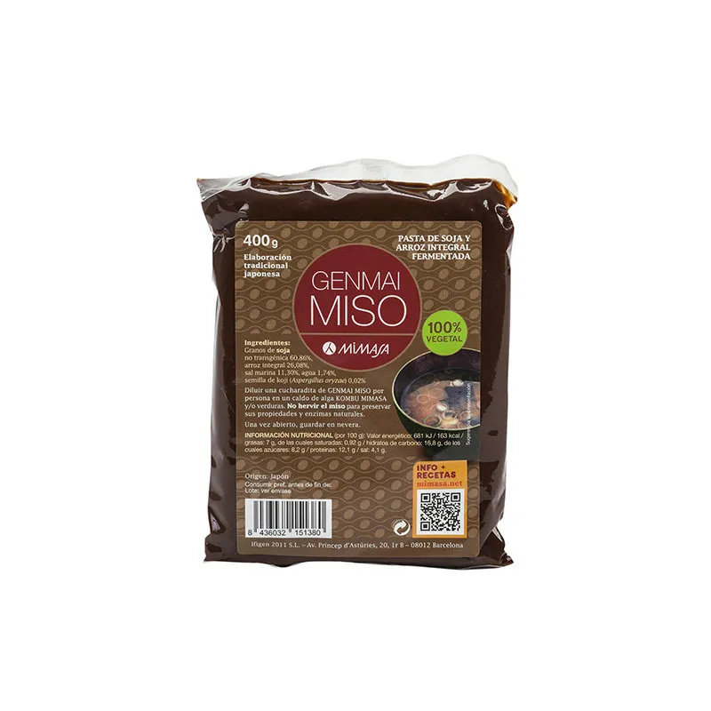 Genmai miso 400 g, Mimasa