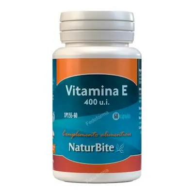 Vitamina e 400ui natural 60 cápsulas, Naturbite