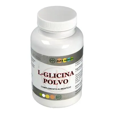 L-glicina polvo 200 g, Alfa Herbal