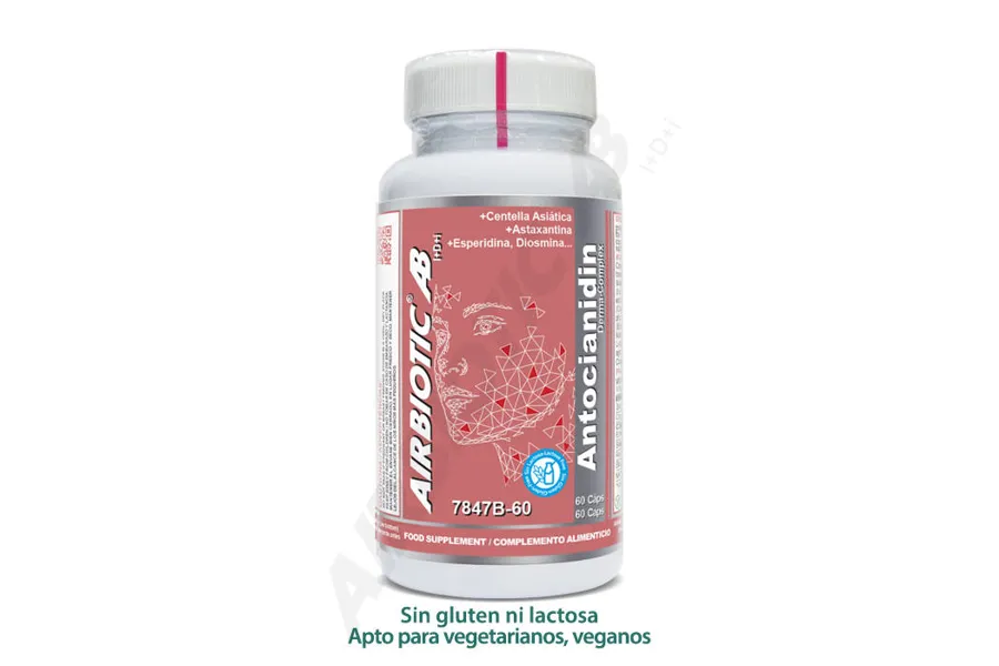 Antocianidin derma complex 60 cápsulas, Airbiotic