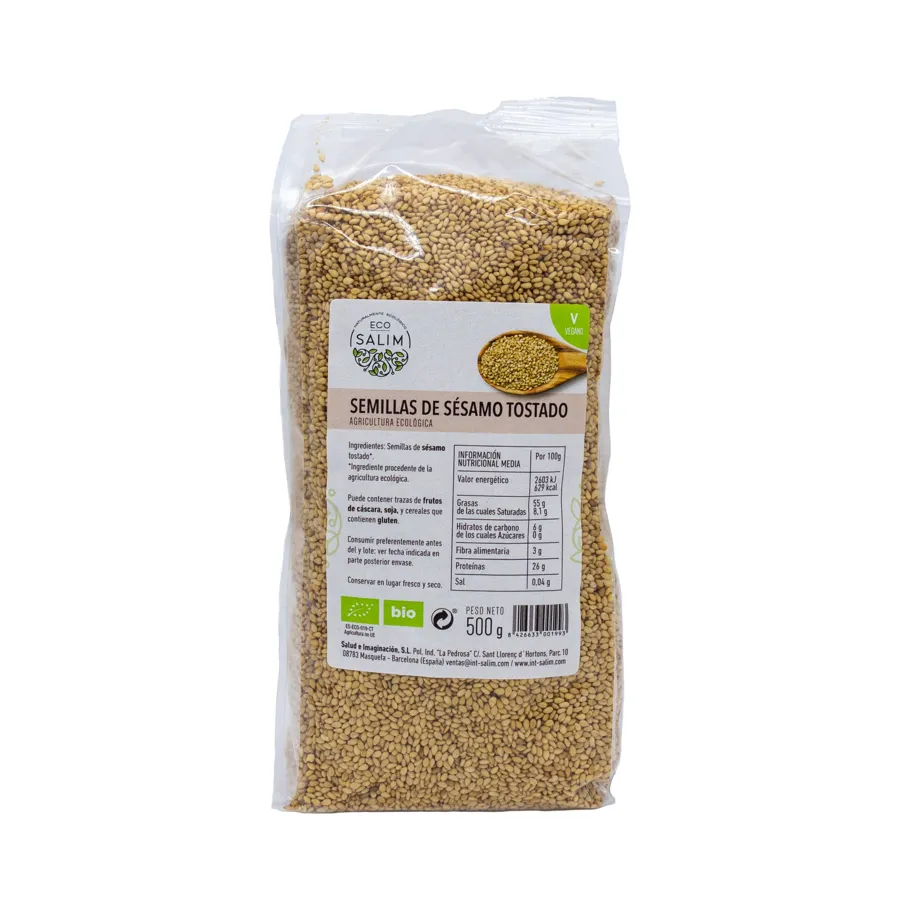 Sésamo Tostado BIO 500 g, Ecosalim
