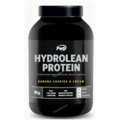 Hydrolean protein banaan cookies-cream 1 kg, Pwd Nutrition