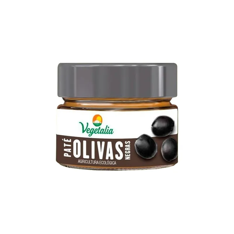 Pate olivas negras 200 g, Vegetalia