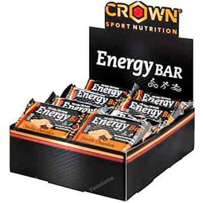 Energy bar doble choc 12 x 60 g, Crown Sport Nutrition