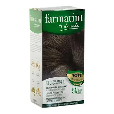 Gel 5N castaño claro 135 ml, Farmatint