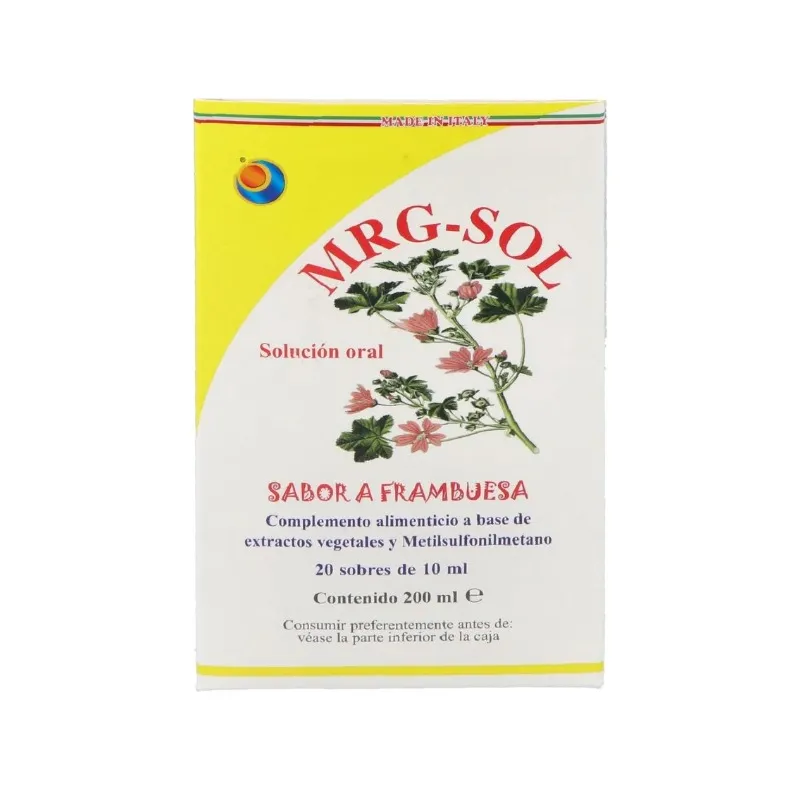 Mrg-sol sabor frambuesa 20 sobres, Herboplanet