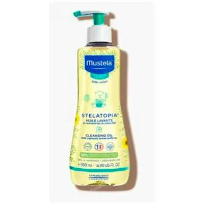 Stelatopia aceite baño-ducha bebe-niño 500 ml, Mustela