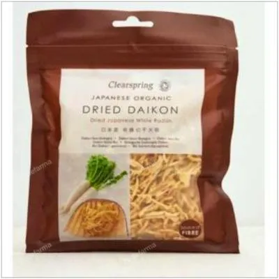 Daikon seco en tiras 30 g, Clearspring