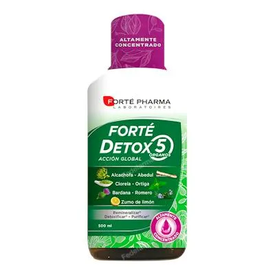 Forte detox 5 organos 500 ml, Forte Pharma