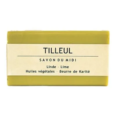 Zeep in blokje met lindebloesem BIO 100 g, Savon Du Midi
