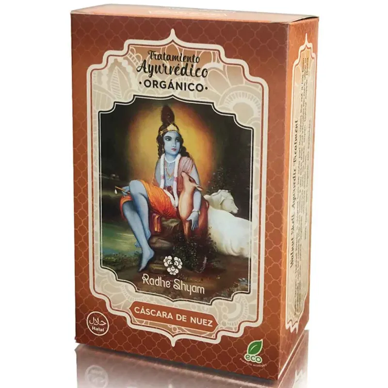 Henna tratamiento ayurvedico cascara de nuez, Radhe